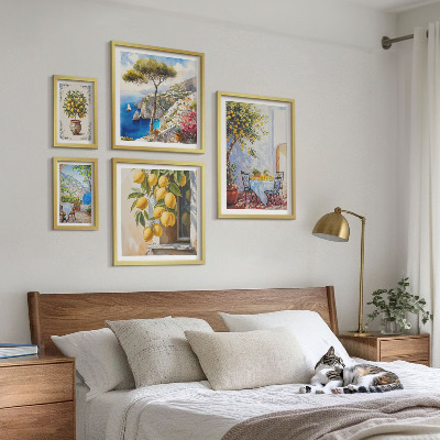 Bilderset fürs sofa Zitrusinspirationen Sonne