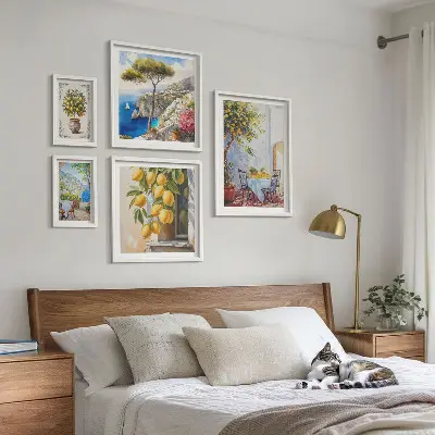 Bilderset fürs Sofa Motiv Zitrusinspirationen Sonne