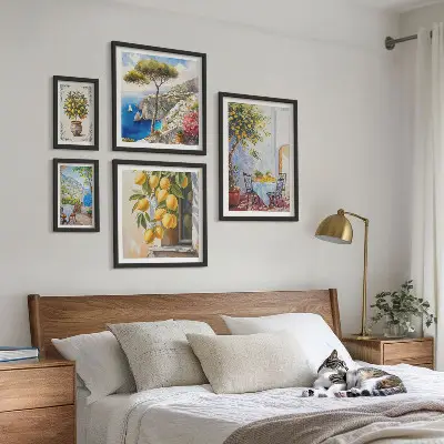 Bilderset fürs Sofa Motiv Zitrusinspirationen Sonne