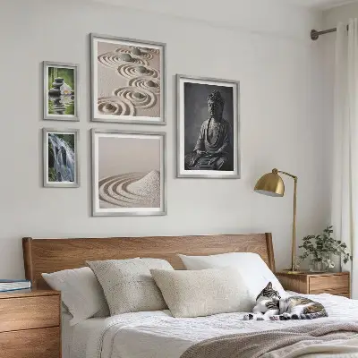 Bildergalerie-Set für die Wand mit entspannenden Zen Naturthemen