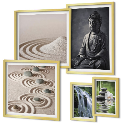 Bildergalerie-set für die wand Entspannende Zen-Naturthemen