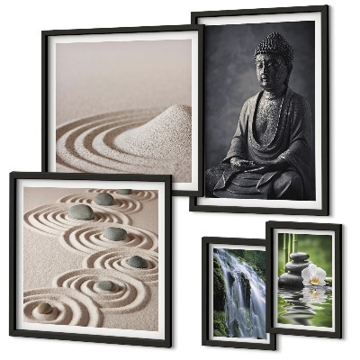 Bildergalerie-set für die wand Entspannende Zen-Naturthemen