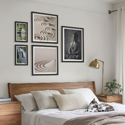 Bildergalerie-set für die wand Entspannende Zen-Naturthemen