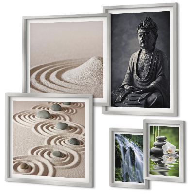 Bildergalerie-set für die wand Entspannende Zen-Naturthemen