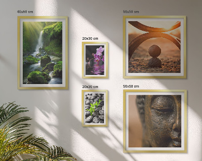 Bildergalerie-set für die wand Harmonie der Natur minimalistisch
