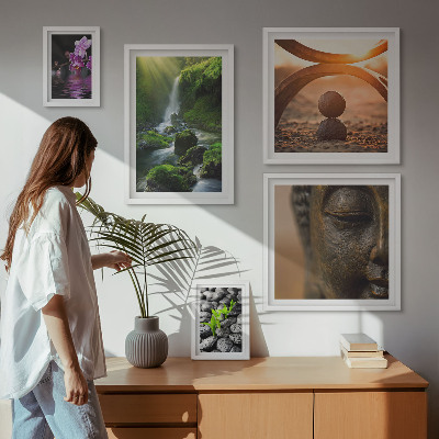 Bildergalerie-set für die wand Harmonie der Natur minimalistisch