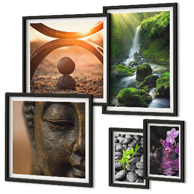 Bildergalerie-set für die wand Harmonie der Natur minimalistisch