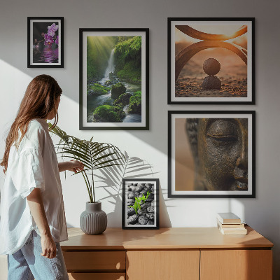 Bildergalerie-set für die wand Harmonie der Natur minimalistisch