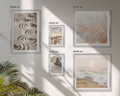 Modernes wandbilder-set Entspannende Naturlandschaften