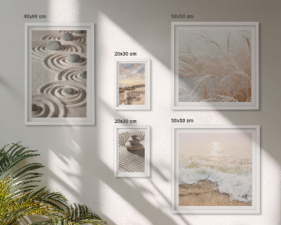 Modernes wandbilder-set Entspannende Naturlandschaften