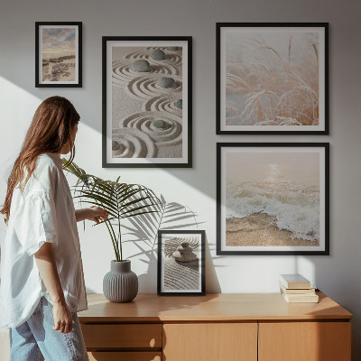 Modernes wandbilder-set Entspannende Naturlandschaften