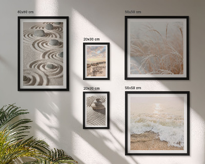 Modernes wandbilder-set Entspannende Naturlandschaften