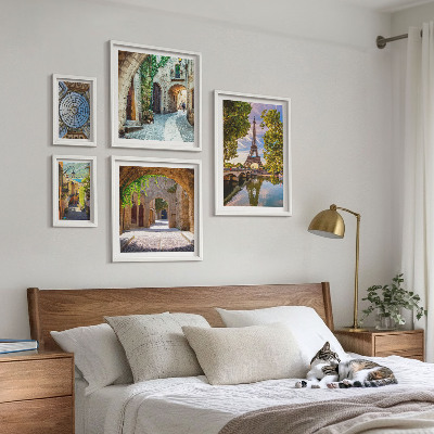 Bildergalerie-set für die wand Bezaubernde Ausblicke auf europäische Städte
