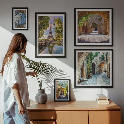 Bildergalerie-set für die wand Bezaubernde Ausblicke auf europäische Städte