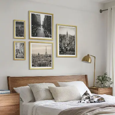 Bildergalerie-Set für die Wand mit Stadtpanoramen europäischer Hauptstädte