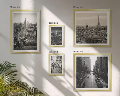 Bildergalerie-Set für die Wand mit Stadtpanoramen europäischer Hauptstädte