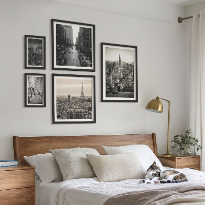 Bildergalerie-set für die wand Stadtpanoramen europäischer Hauptstädte