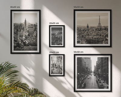 Bildergalerie-set für die wand Stadtpanoramen europäischer Hauptstädte