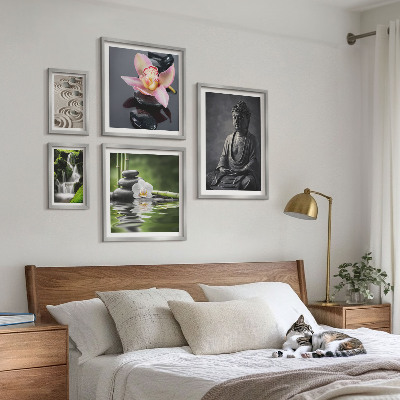 Bilderset fürs sofa Die entspannende Zen-Atmosphäre der Natur