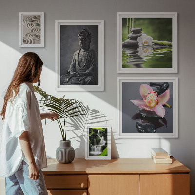 Bilderset fürs sofa Die entspannende Zen-Atmosphäre der Natur