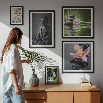Bilderset fürs sofa Die entspannende Zen-Atmosphäre der Natur