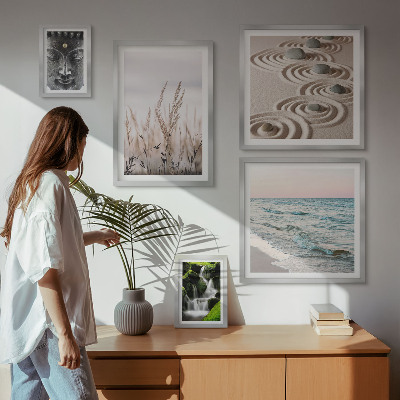 Bildergalerie-set für die wand Entspannendes Natur-Zen-Wasser