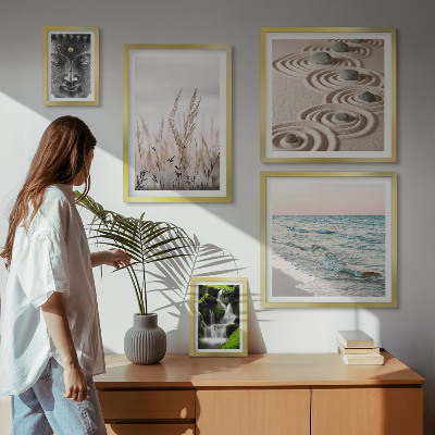 Bildergalerie-set für die wand Entspannendes Natur-Zen-Wasser