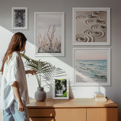 Bildergalerie-set für die wand Entspannendes Natur-Zen-Wasser