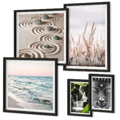 Bildergalerie-set für die wand Entspannendes Natur-Zen-Wasser