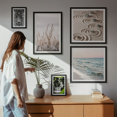 Bildergalerie-set für die wand Entspannendes Natur-Zen-Wasser