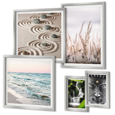 Bildergalerie-set für die wand Entspannendes Natur-Zen-Wasser
