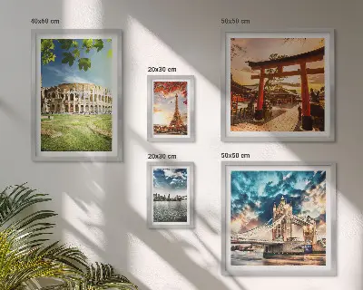 Ikonen der Weltarchitektur modernes Wandbilder-Set