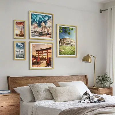 Ikonen der Weltarchitektur modernes Wandbilder-Set