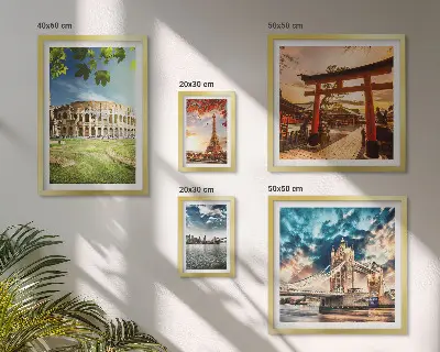Ikonen der Weltarchitektur modernes Wandbilder-Set