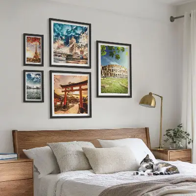 Ikonen der Weltarchitektur modernes Wandbilder-Set