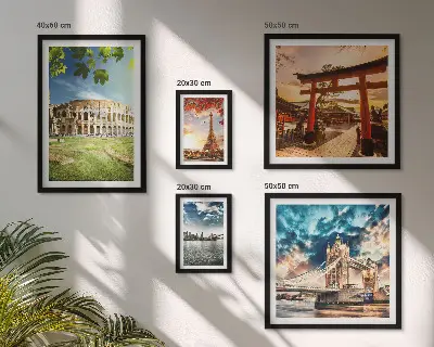 Ikonen der Weltarchitektur modernes Wandbilder-Set