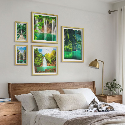 Bilderset fürs sofa Tropen, Wasserfälle, grüne Natur