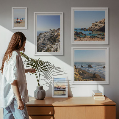 Bildergalerie-set für die wand Die Strände der Stadt und die bezaubernden Ausblicke