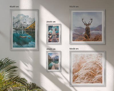 Modernes wandbilder-set Berglandschaften und die Schönheit der Natur