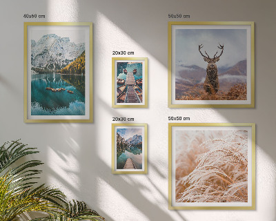 Modernes wandbilder-set Berglandschaften und die Schönheit der Natur