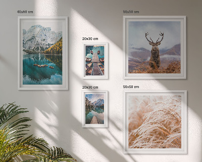 Modernes wandbilder-set Berglandschaften und die Schönheit der Natur
