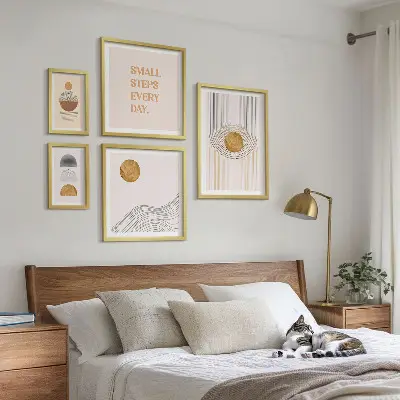 Bildergalerie-Set für die Wand abstrakte geometrische Motive