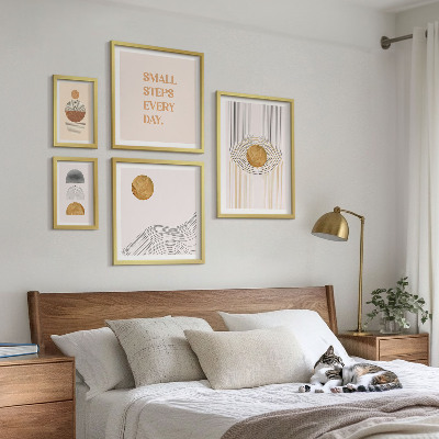 Bildergalerie-set für die wand Abstrakte geometrische Texte