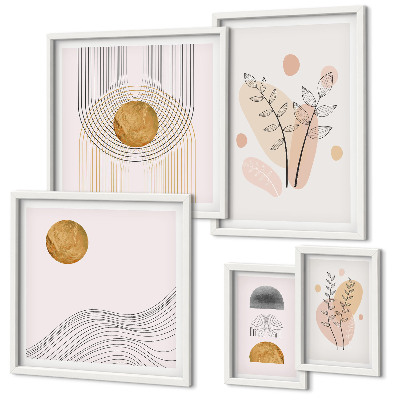 Bildergalerie-set für die wand Stilvolle minimalistische Pflanzen