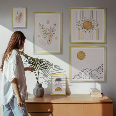 Bildergalerie-set für die wand Stilvolle minimalistische Pflanzen