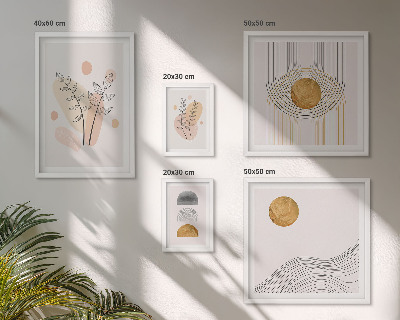 Bildergalerie-set für die wand Stilvolle minimalistische Pflanzen