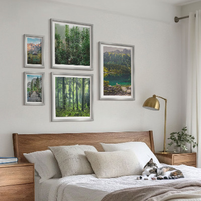 Bilderset fürs sofa Berglandschaften und Wälder