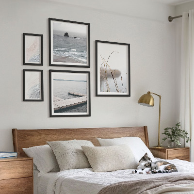 Modernes wandbilder-set Minimalistische Meereslandschaften