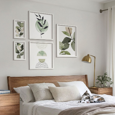 Bildergalerie-set für die wand Skandinavische Pflanzenmotive