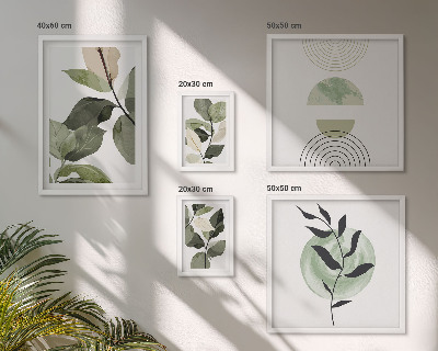 Bildergalerie-set für die wand Skandinavische Pflanzenmotive